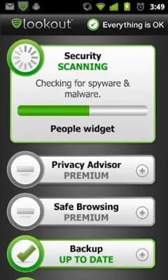 Lookout Seguridad y Antivirus android App screenshot 2